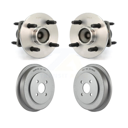 Coated Brakes Drum Hub Bearing Rear Kit For Chevrolet Cobalt Pontiac Saturn Ion