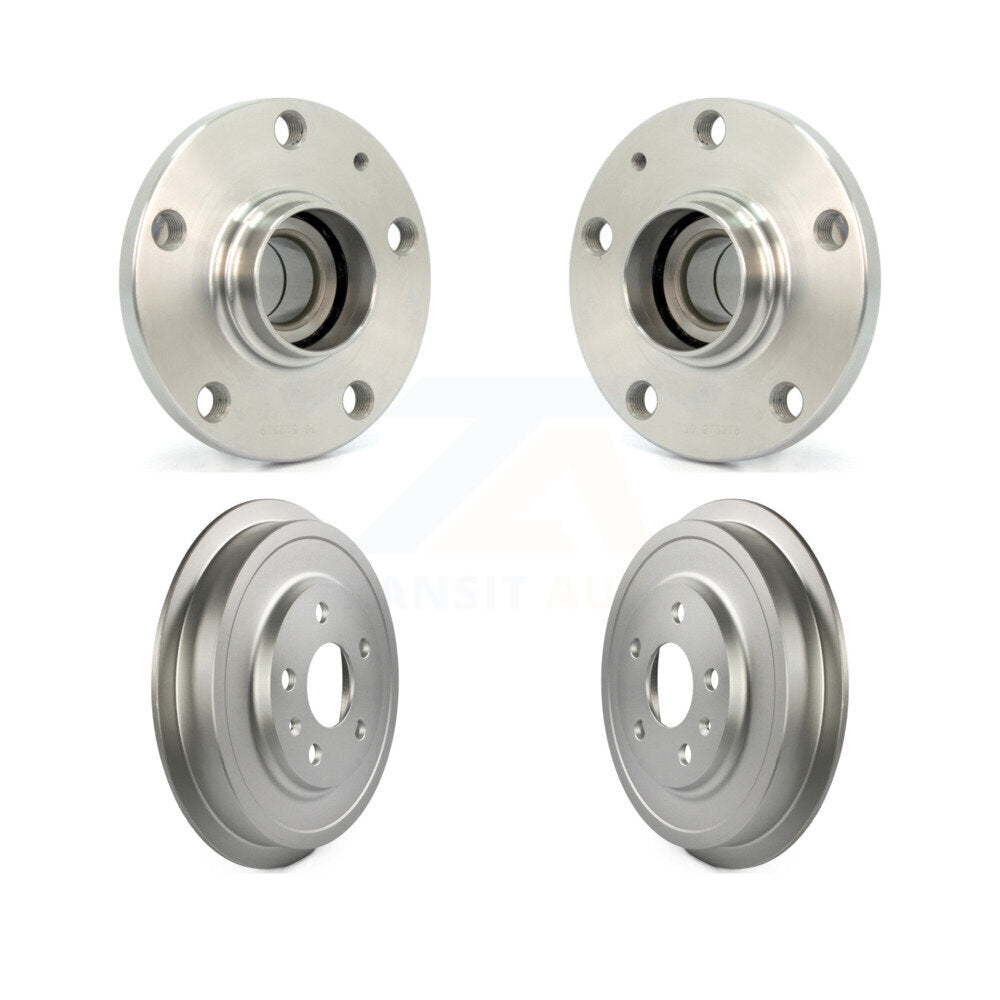 Coated Brakes Drum And Hub Bearing Assembly Rear Kit For Volkswagen Jetta Beetle