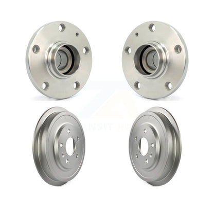 Coated Brakes Drum And Hub Bearing Assembly Rear Kit For Volkswagen Jetta Beetle