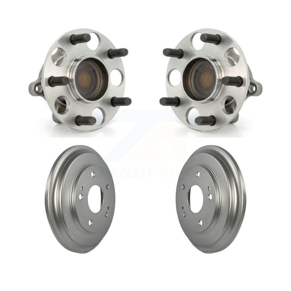 Coated Brakes Drum And Wheel Hub Bearing Assembly Rear Kit For Honda Civic