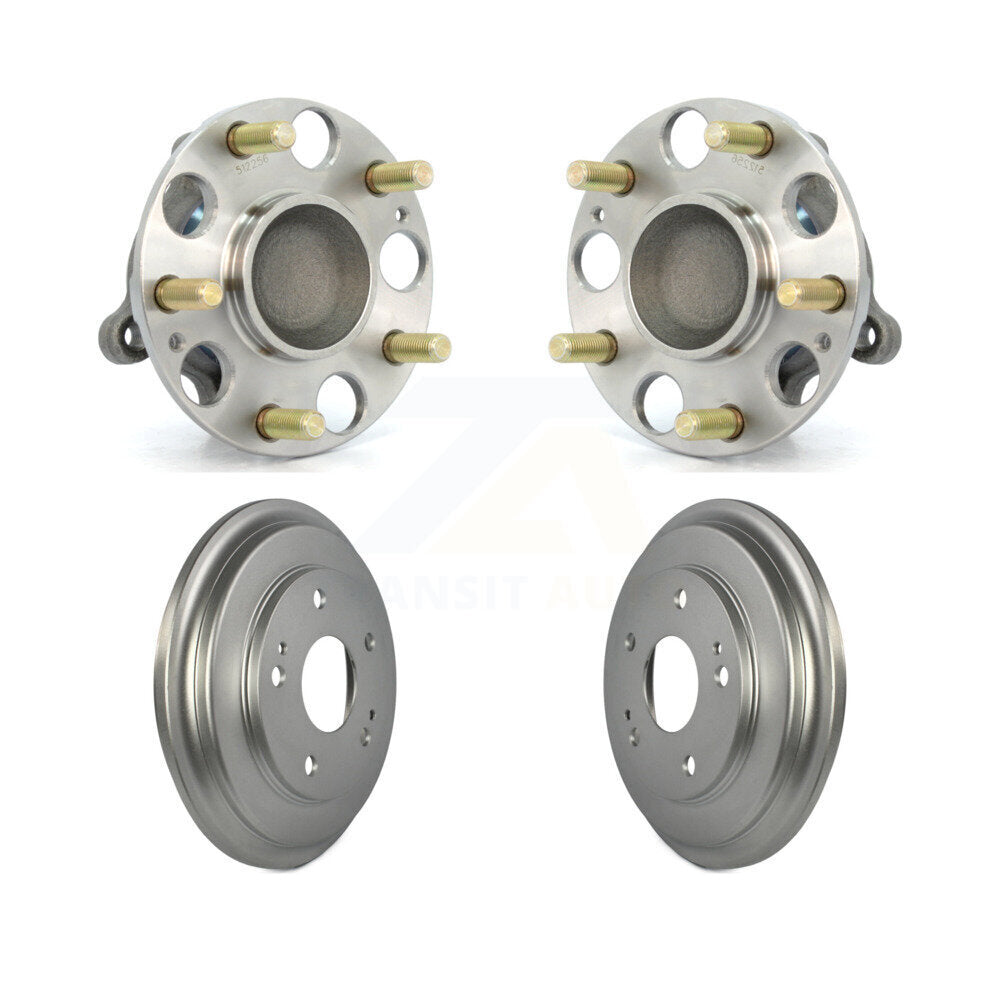 Coated Brakes Drum Hub Bearing Rear Kit For Honda Civic LX with Disc rear brakes