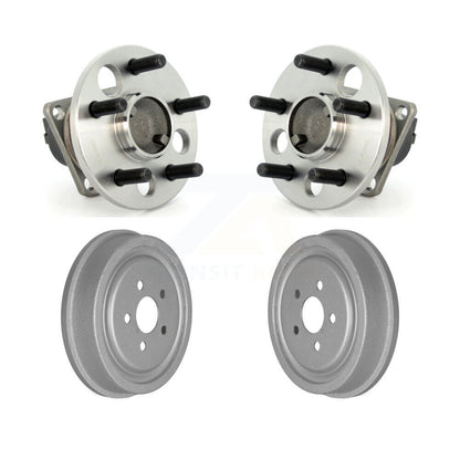 Coated Brakes Drum & Hub Bearing Rear Kit For Pontiac Sunfire Chevrolet Cavalier