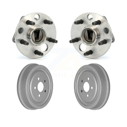 Coated Brakes Drum & Hub Bearing Rear Kit For Pontiac Sunfire Chevrolet Cavalier