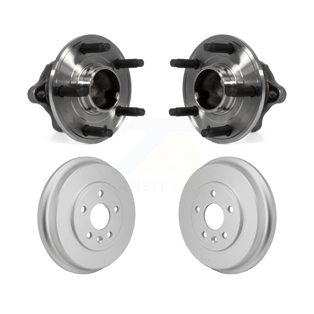 Coated Brakes Drum And Hub Bearing Assembly Rear Kit For Chevrolet Sonic Trax