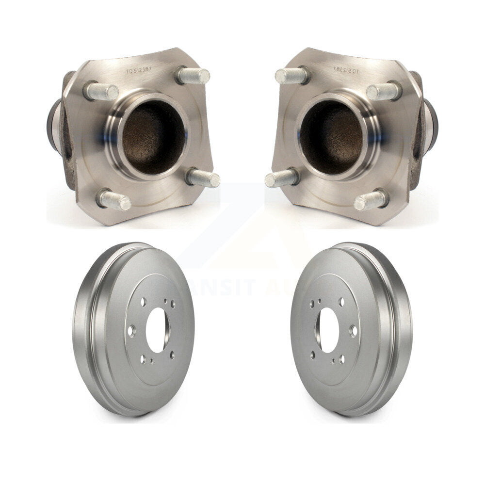 Coated Brakes Drum And Wheel Hub Bearing Assembly Rear Kit For Nissan Versa