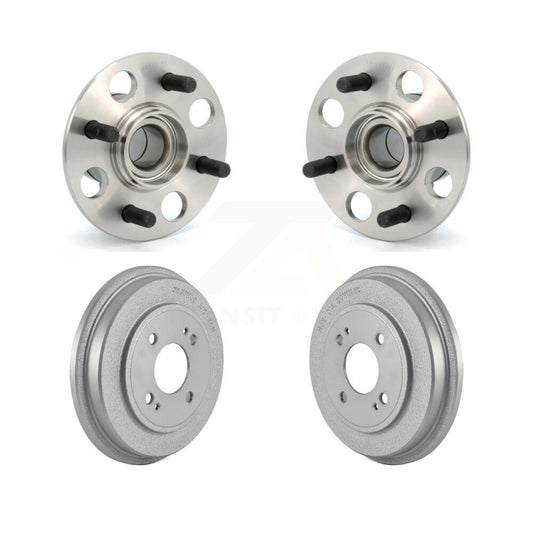 Coated Brakes Drum And Wheel Hub Bearing Assembly Rear Kit For Honda Fit Insight
