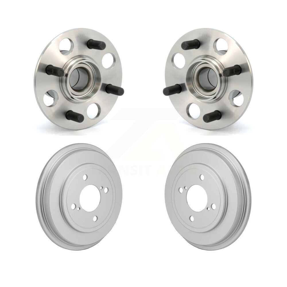 Coated Brakes Drum And Wheel Hub Bearing Assembly Rear Kit For Honda Fit
