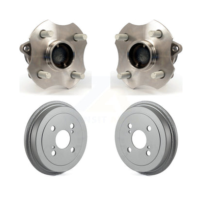 Coated Brakes Drum & Hub Bearing Rear Kit For 2000-2005 Toyota Echo 4-Wheel ABS