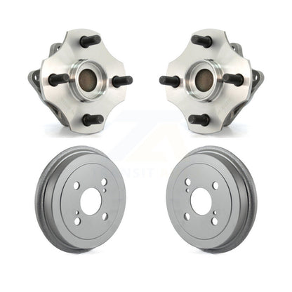 Coated Brakes Drum And Hub Bearing Rear Kit For 2000-2005 Toyota Echo Non-ABS
