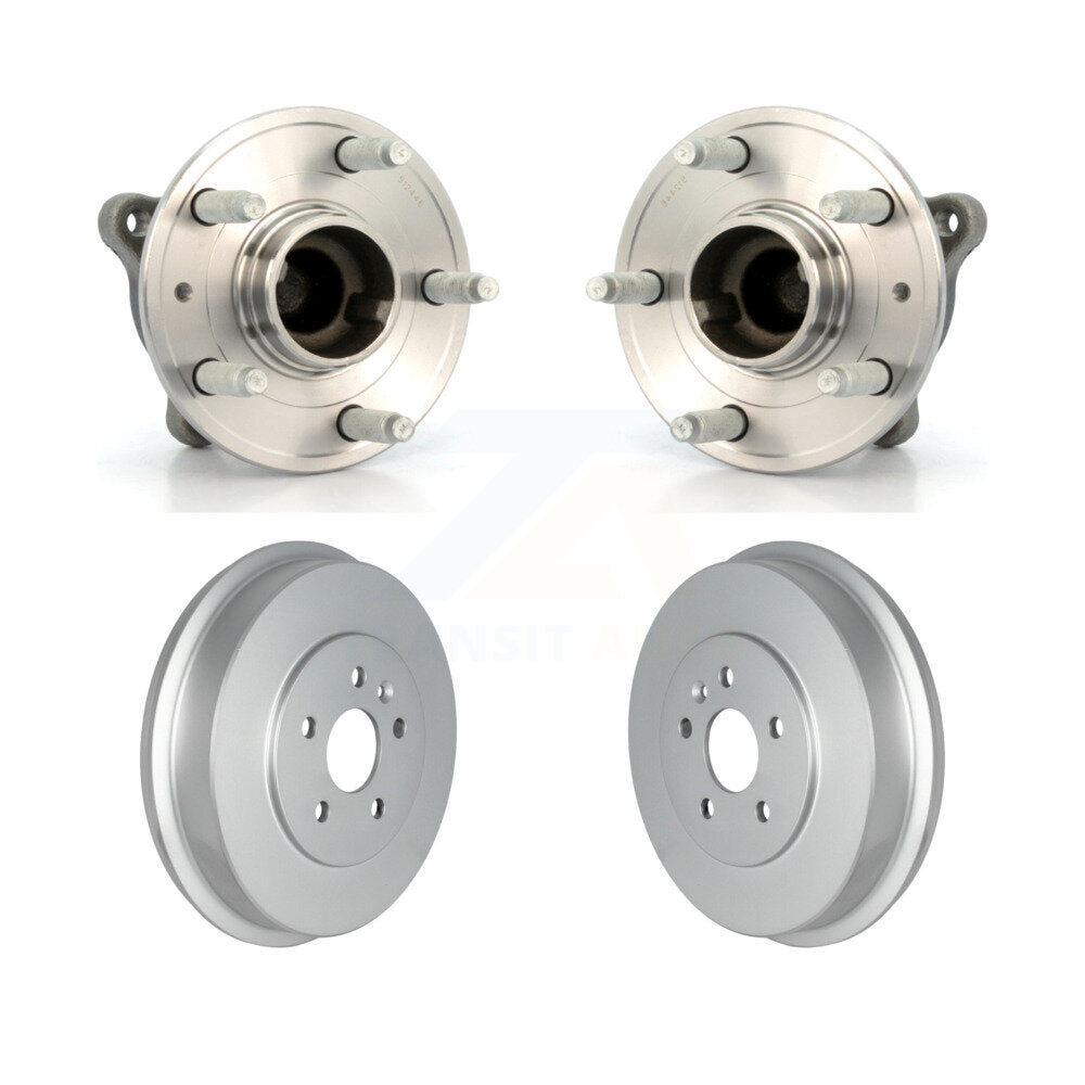 Coated Brakes Drum And Wheel Hub Bearing Rear Kit For 2011-2012 Chevrolet Cruze