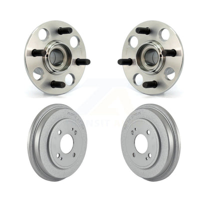 Coated Brakes Drum And Wheel Hub Bearing Assembly Rear Kit For Honda Civic