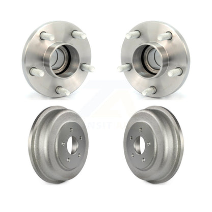 Coated Brakes Drum And Hub Bearing Rear Kit For 2010-2013 Ford Transit Connect