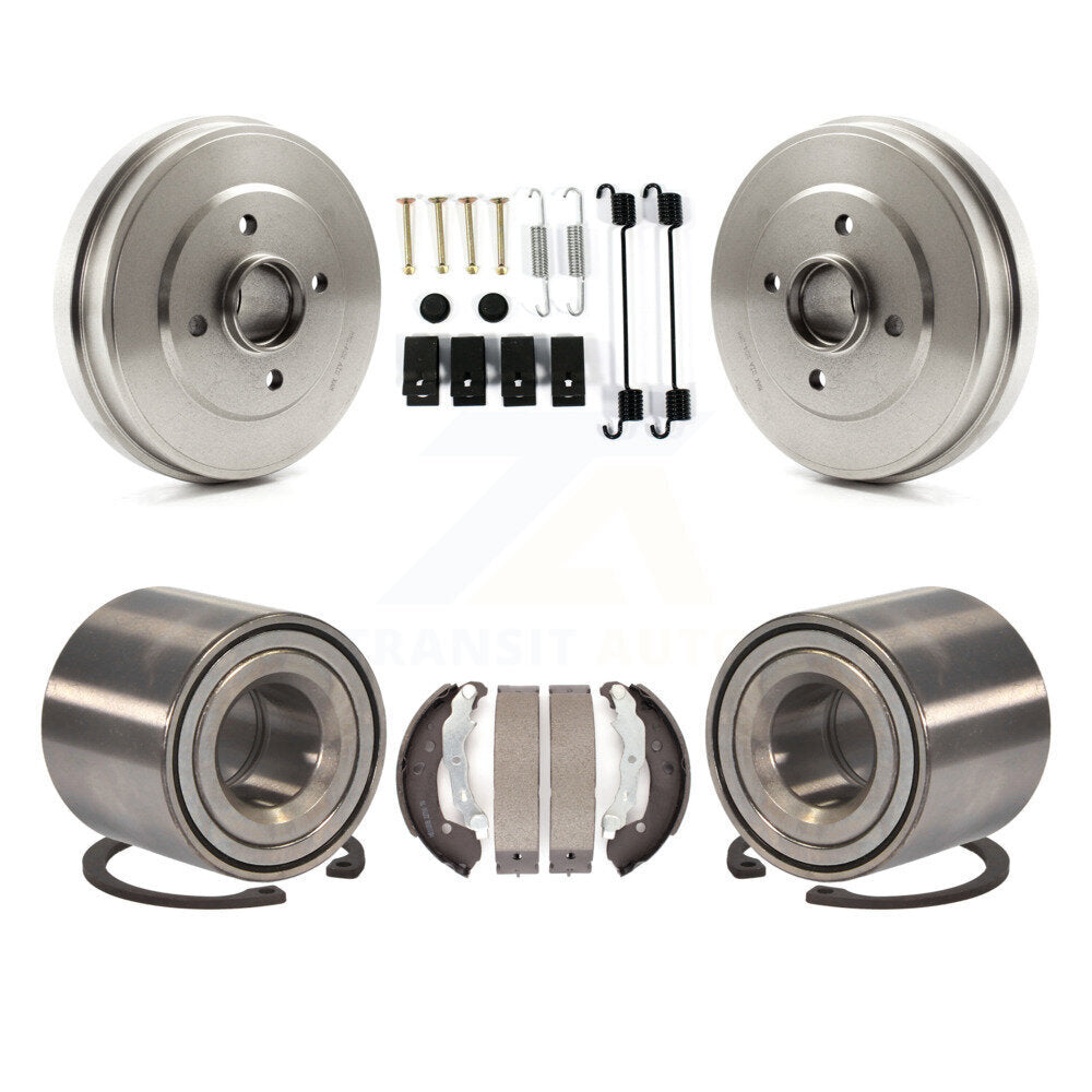 Brake Drum Shoe Hardware And Wheel Bearing Rear Kit For Nissan Micra Versa Note