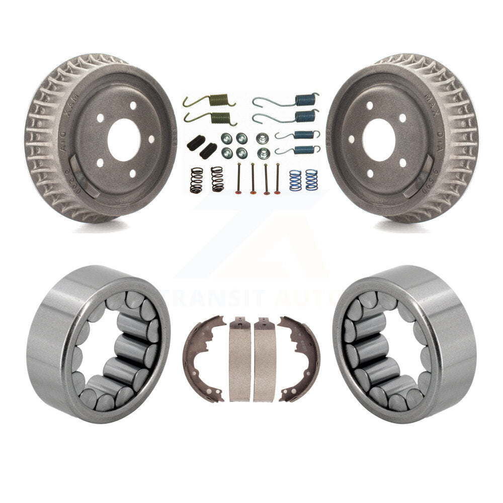 Brake Drum Shoe Hardware & Bearing Rear Kit For Chevrolet S10 GMC Sonoma Blazer