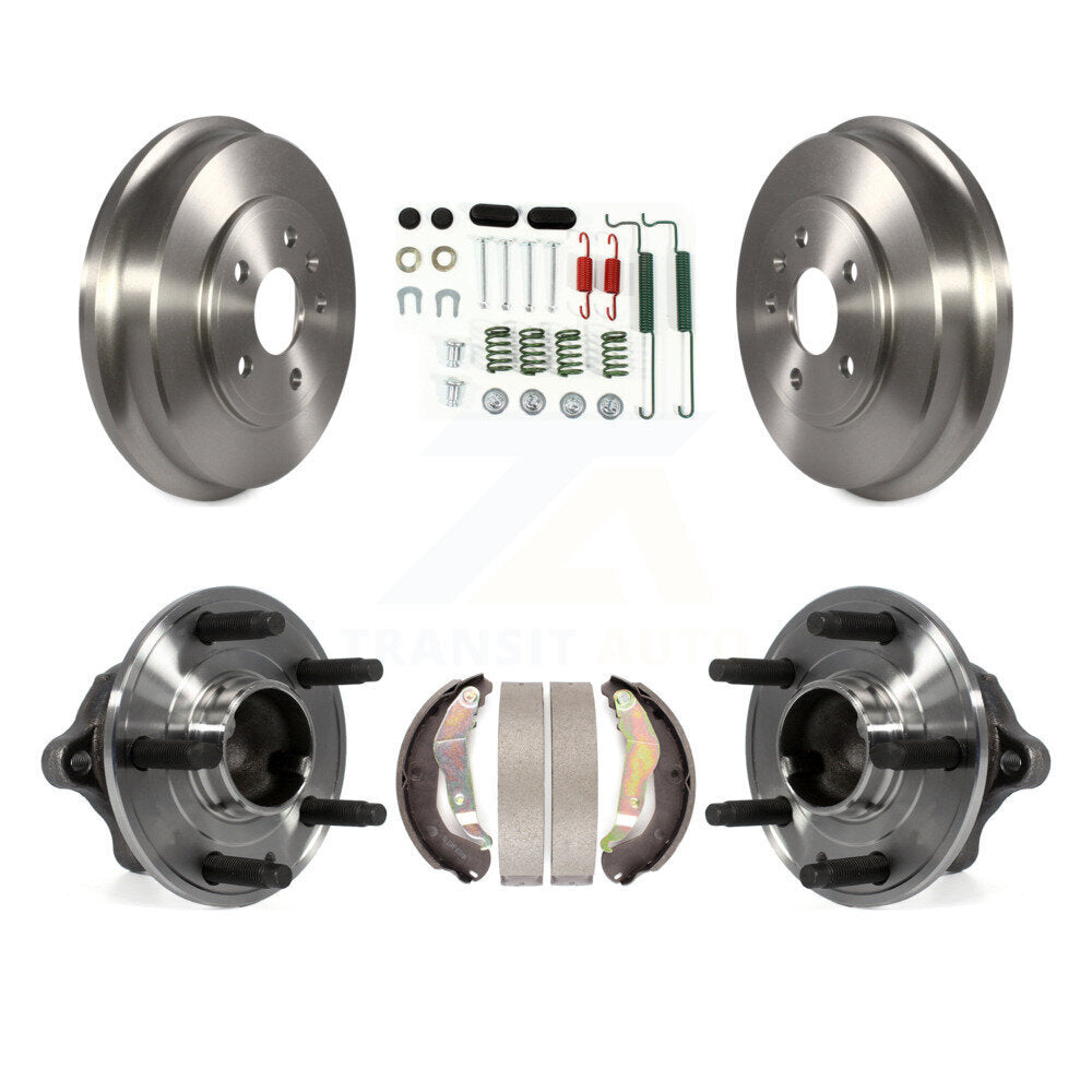 Brake Drum Shoe Hardware And Wheel Hub Bearing Rear Kit For Chevrolet Sonic Trax