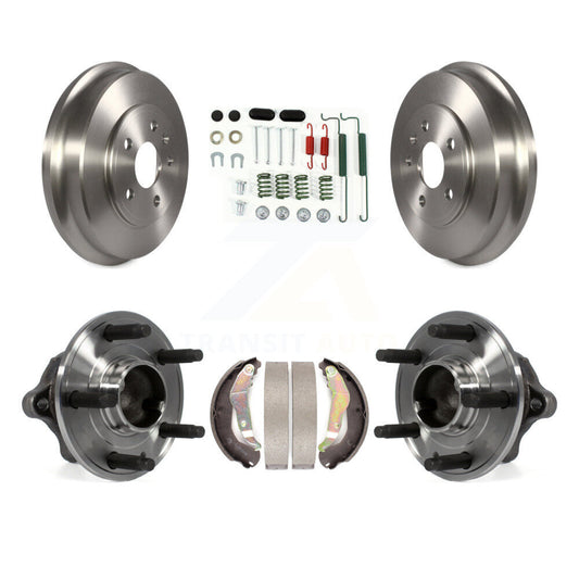 Brake Drum Shoe Hardware And Wheel Hub Bearing Rear Kit For Chevrolet Sonic Trax