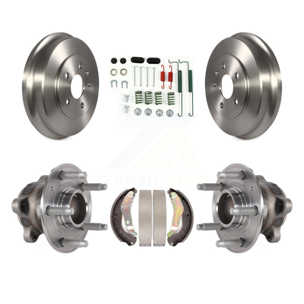 Brake Drum Shoe Hardware And Wheel Hub Bearing Rear Kit For Chevrolet Trax Sonic