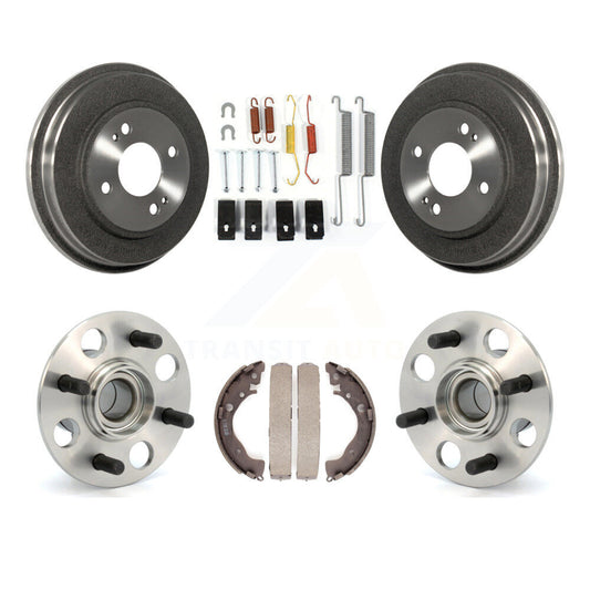 Brake Drum Shoe Hardware And Wheel Hub Bearing Assembly Rear Kit For Honda Fit