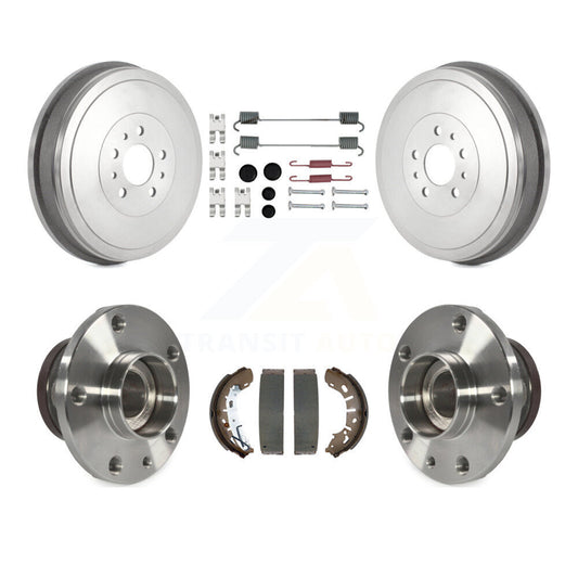 Brake Drum Shoe Hardware & Hub Bearing Rear Kit For 2015-2022 Ram ProMaster City