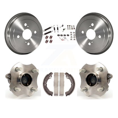 Brake Drum Shoe Hardware Hub Bearing Rear Kit For 00-05 Toyota Echo 4-Wheel ABS