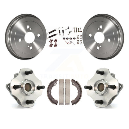 Brake Drum Shoe Hardware Hub Bearing Rear Kit For 2000-2005 Toyota Echo Non-ABS