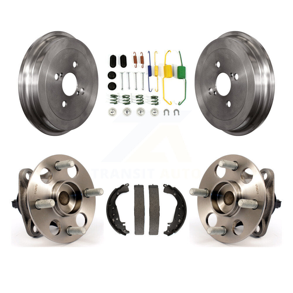 Brake Drum Shoe Hardware And Hub Bearing Assembly Rear Kit For Toyota Yaris