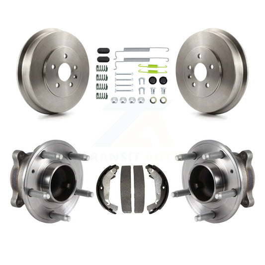 Brake Drum Shoe Hardware And Hub Bearing Assembly Rear Kit For Chevrolet Cruze