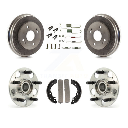 Brake Drum Shoe Hardware And Hub Bearing Assembly Rear Kit For Honda Accord