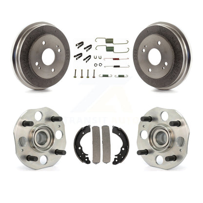 Brake Drum Shoe Hardware And Hub Bearing Assembly Rear Kit For Honda Accord