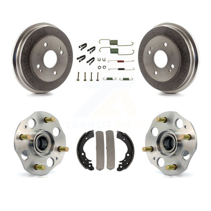 Brake Drum Shoe Hardware And Hub Bearing Assembly Rear Kit For Honda Accord