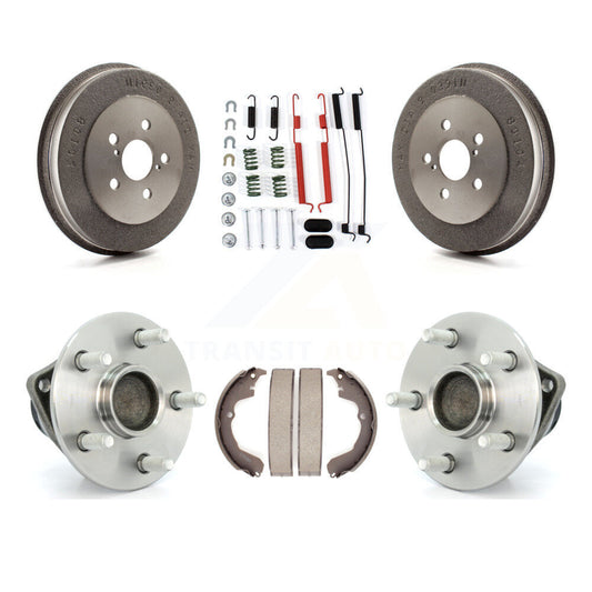 Brake Drum Shoe Hardware And Hub Bearing Rear Kit For Toyota Matrix Pontiac Vibe