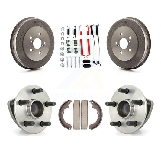 Brake Drum Shoe Hardware And Hub Bearing Rear Kit For Toyota Matrix Pontiac Vibe