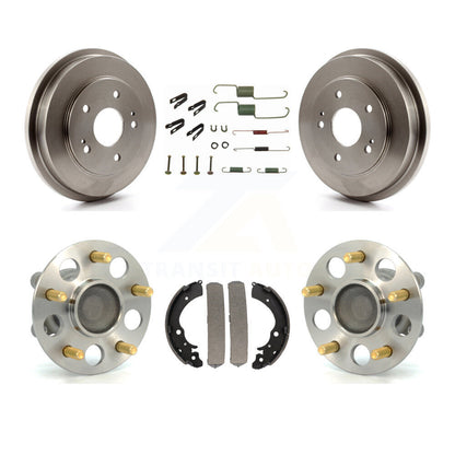 Brake Drum Shoe Hardware And Wheel Hub Bearing Assembly Rear Kit For Honda Civic