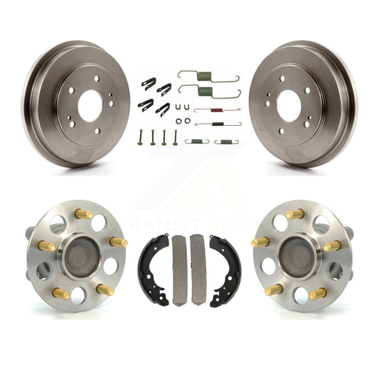 Brake Drum Shoe Hardware And Wheel Hub Bearing Assembly Rear Kit For Honda Civic