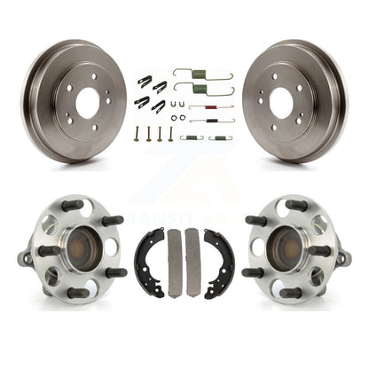 Brake Drum Shoe Hardware And Hub Bearing Assembly Rear Kit For Honda Civic GX