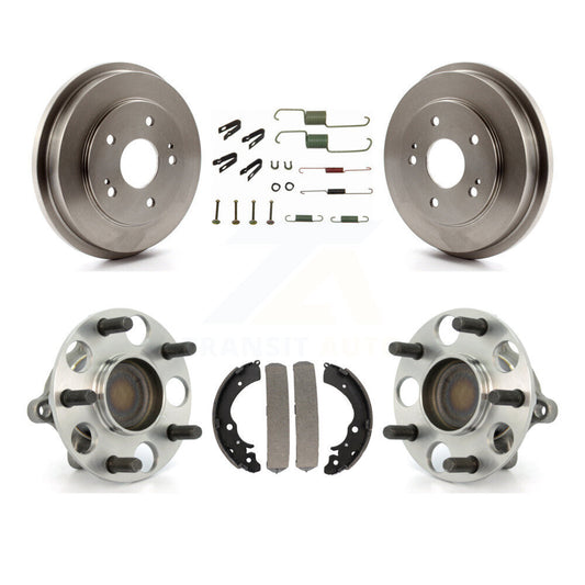 Brake Drum Shoe Hardware And Hub Bearing Assembly Rear Kit For Honda Civic GX