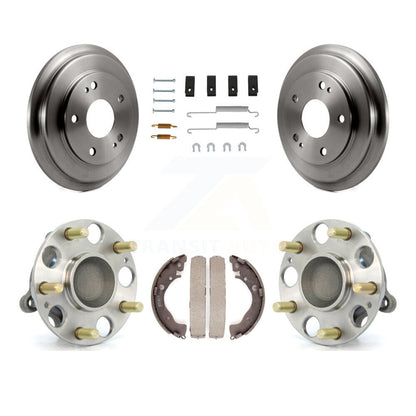 Brake Drum Shoe Hardware And Wheel Hub Bearing Assembly Rear Kit For Honda Civic