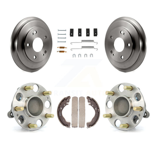 Brake Drum Shoe Hardware And Wheel Hub Bearing Assembly Rear Kit For Honda Civic