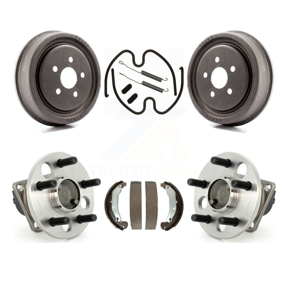 Brake Drum Shoe Hardware And Hub Bearing Rear Kit For Pontiac Sunfire Chevrolet