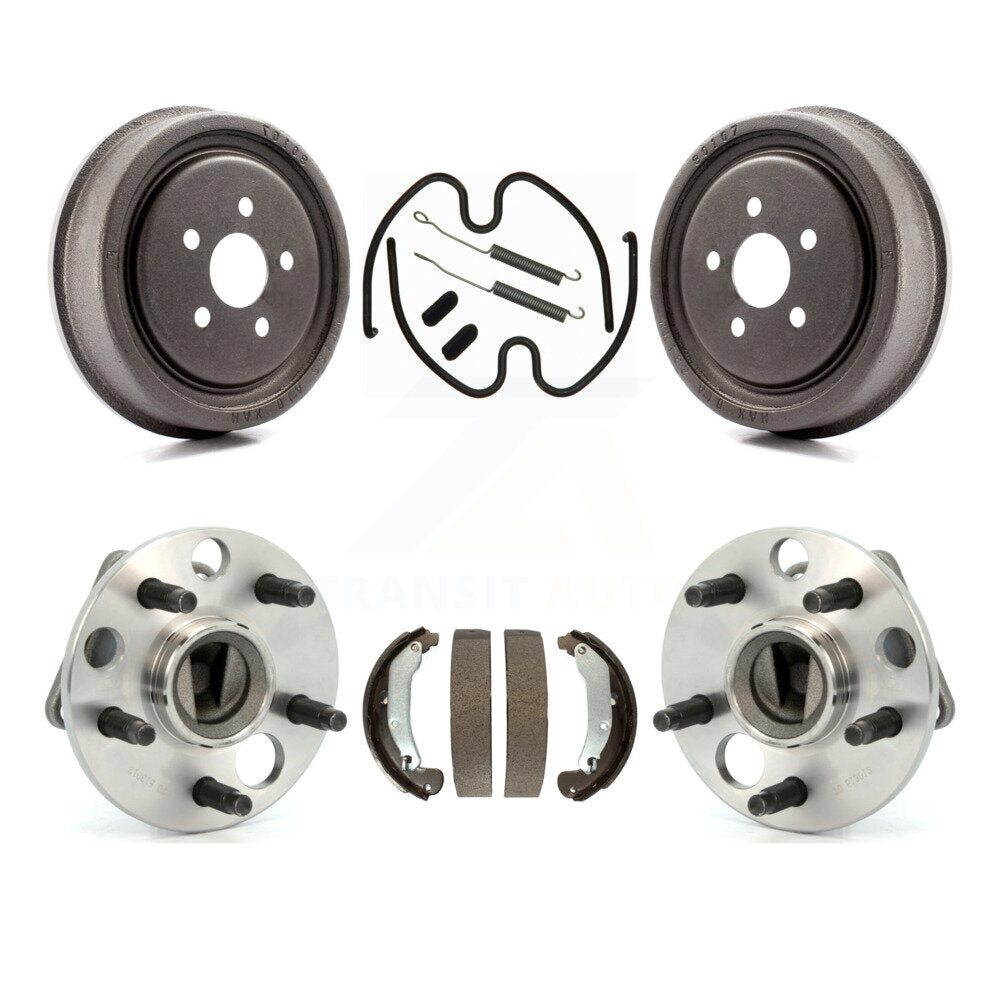 Brake Drum Shoe Hardware And Hub Bearing Rear Kit For Pontiac Sunfire Chevrolet
