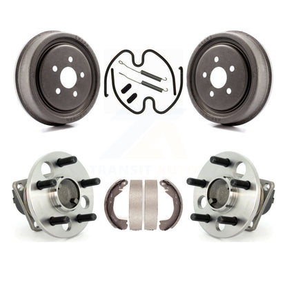 Brake Drum Shoe Hardware Hub Bearing Rear Kit For Chevrolet Cavalier 4-Wheel ABS