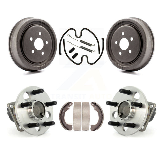 Brake Drum Shoe Hardware Hub Bearing Rear Kit For Chevrolet Cavalier 4-Wheel ABS