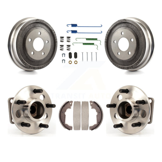 Brake Drum Shoe Hardware And Hub Bearing Assembly Rear Kit For Pontiac Aztek