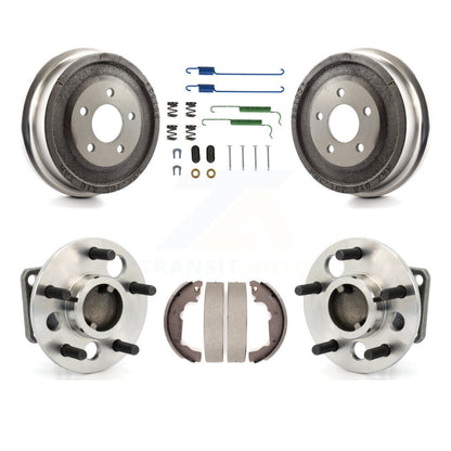Brake Drum Shoe Hardware And Hub Bearing Assembly Rear Kit For Pontiac Aztek