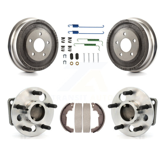 Brake Drum Shoe Hardware And Hub Bearing Assembly Rear Kit For Pontiac Aztek