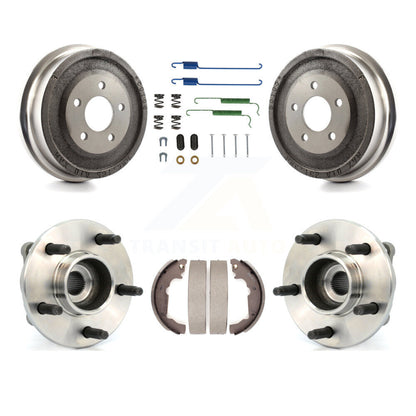 Brake Drum Shoe Hardware And Hub Bearing Rear Kit For Saturn Vue Pontiac Torrent
