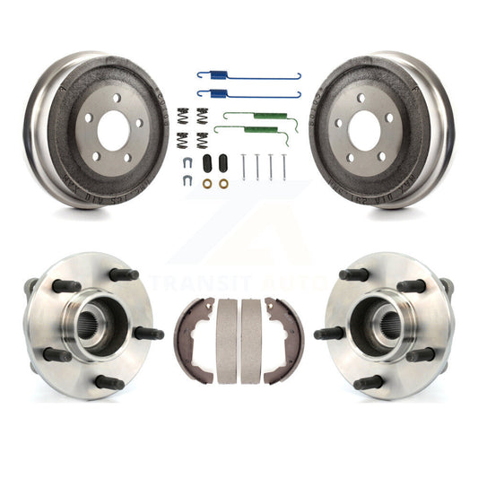 Brake Drum Shoe Hardware And Hub Bearing Rear Kit For Saturn Vue Pontiac Torrent