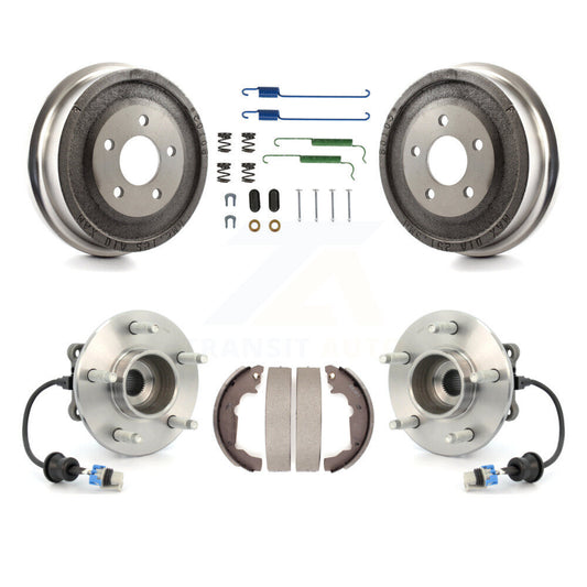 Brake Drum Shoe Hardware & Hub Bearing Rear Kit For Saturn Vue Chevrolet Equinox
