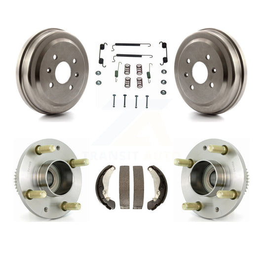 Brake Drum Shoe Hardware Hub Bearing Rear Kit For Suzuki Swift+ Pontiac G3 Wave