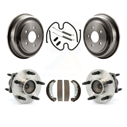 Brake Drum Shoe Hardware & Hub Bearing Rear Kit For Chevrolet Cobalt Pontiac G5